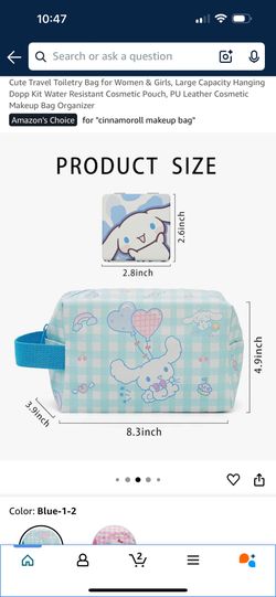 Makeup Bag Cinnamon Roll