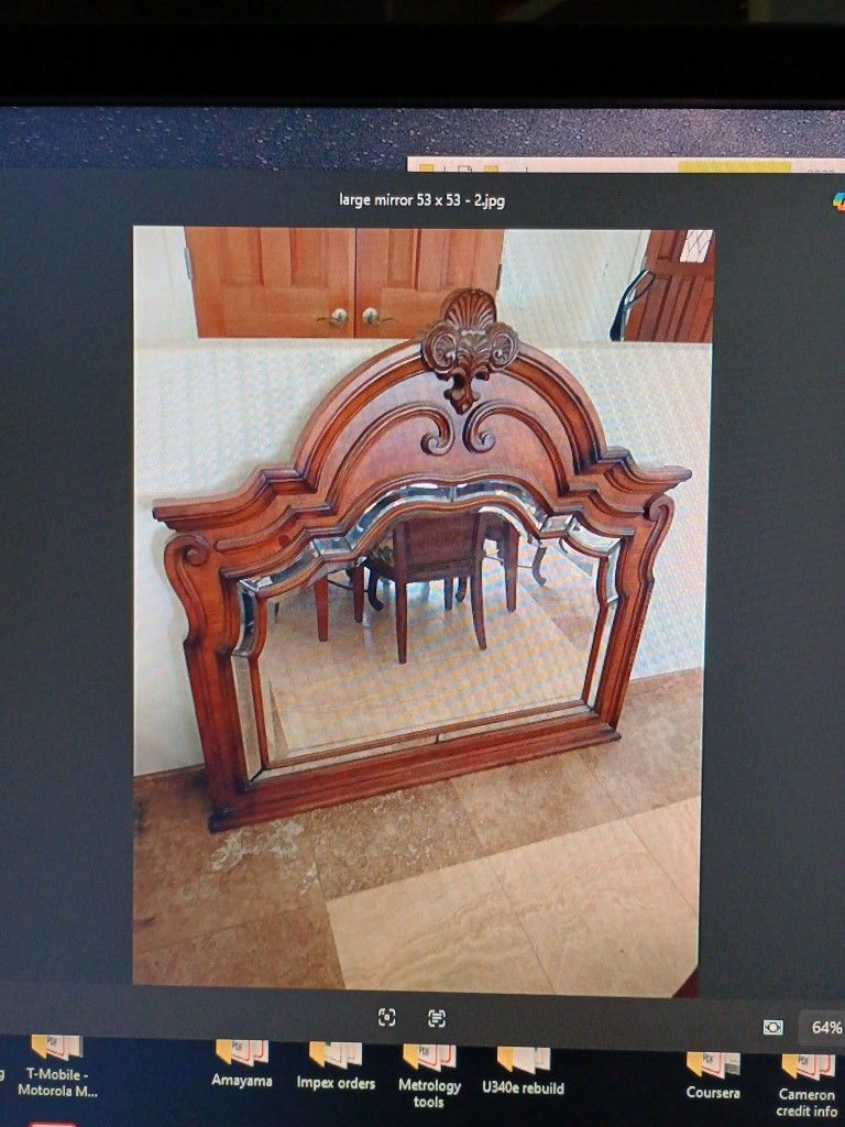 Large Mirror 53" X 53" $75