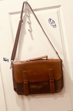 Brand Men's Briefcase Leather Business Laptop Handbag Vintage Korea Office Tote A4 Messenger Bag For Men Crossbody Shoulder Bag