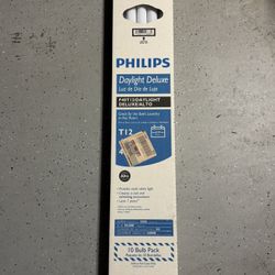 Philips 48” Lightbulb Pack T12 Fluorescent NEW (Pack Of 9)