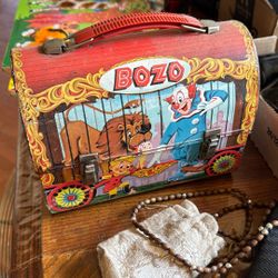 Bozo Original Lunch Box Wizard Of Oz Set Unopened 