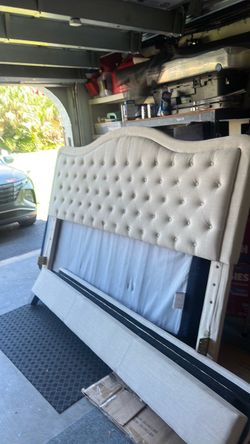 King size bed frame