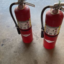 2 Fire Extinguishers