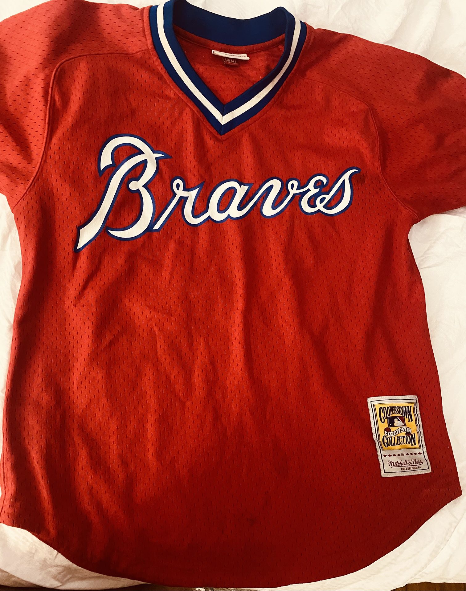 Authentic Dale Murphy Atlanta Braves 1980 Pullover Jersey Size M