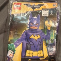 Lego Batman Movie Batgirl Halloween Child Costume size M (7/8) New