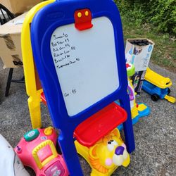 Crayola Dry Erase & Chalkboard Easel w/ Tray