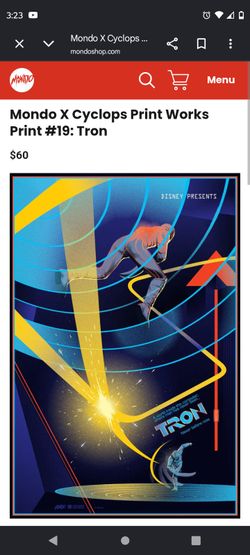 Mondo Tron collector poster vinyl