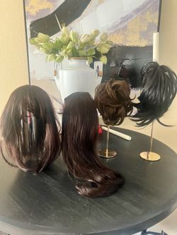 1 wig and 3!pony tails all for $20 new