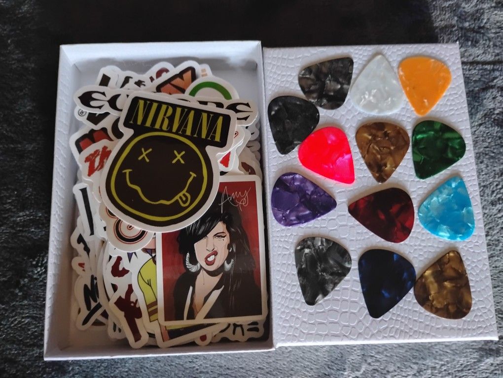 Rock Stickers & Guitar Picks #2