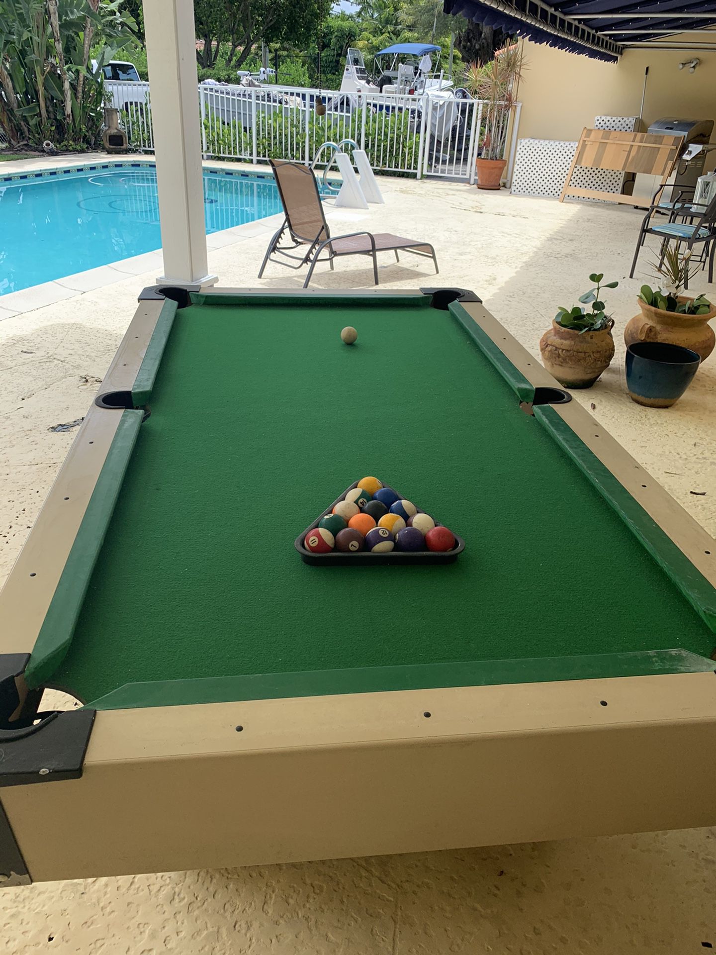 Outdoor Pool Table “The Super Table” Used