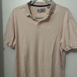 Original Penguin Men's Pale Pink Polo Shirt - Classic Short Sleeve