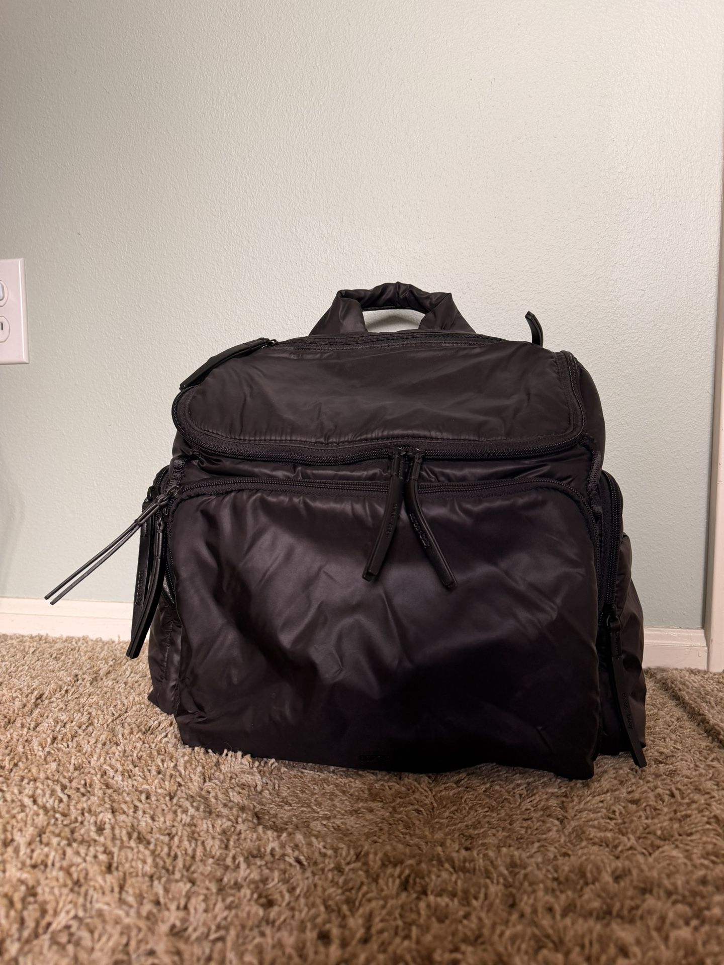 Caraa Baby Diaper Bag (Large - Black Nylon)