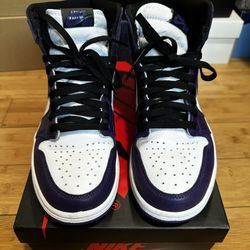 Jordan 1 Court Purple