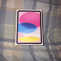 Pink Apple iPad w Box & Charger