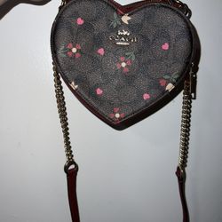 Coach Heart Shape Purse