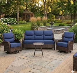 6-in deep seating cushions high quality outdoor patio furniture set patio swivel rocking chairs brand new in the box πβοΈππΊ