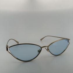 TIFFANY & CO. Womens Sunglasses TF3095 6001/9S Gold Frame W/ Blue lens