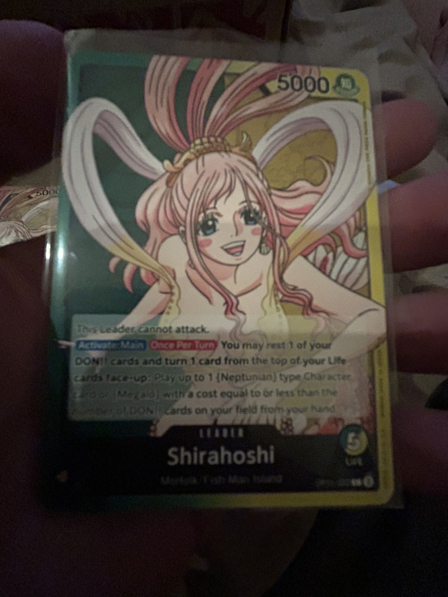 Shirahoshi OP11-022 One Piece Japanese Fist Of Divine Speed