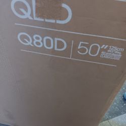 SAMSUNG 50"INCH QLED 4K Q80D 