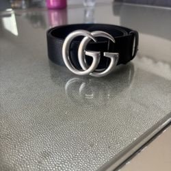 Gucci Belt Double G Marmont Leather Belt 36