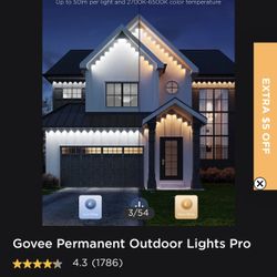 Govee Permanent Outdoor Lights Pro 200ft White