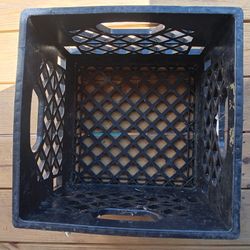 Sturdy Milk Crate 1 Ft By 1 Ft By 1 Ft