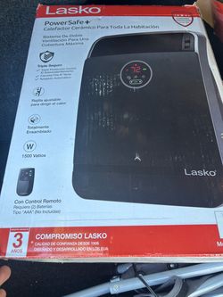 Lasko PowerSafe+ Ceramic Space Heater 1500W
