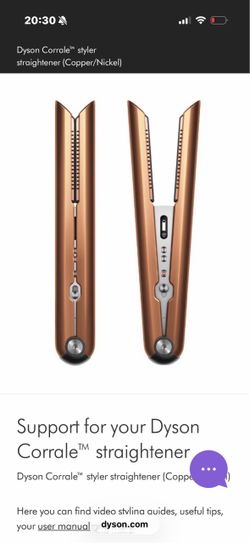Dyson Corrale Hair Straightener Copper/Nickel