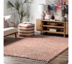 nuLOOM Belleza 5 x 8 (ft) Loomed Polypropylene Pink Rectangular Indoor rug
