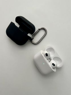 Apple AirPods (3rd Generation) with Charging Case + Free Protective Black Case