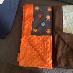 Baby Blanket  Minky And Luxe Flannel