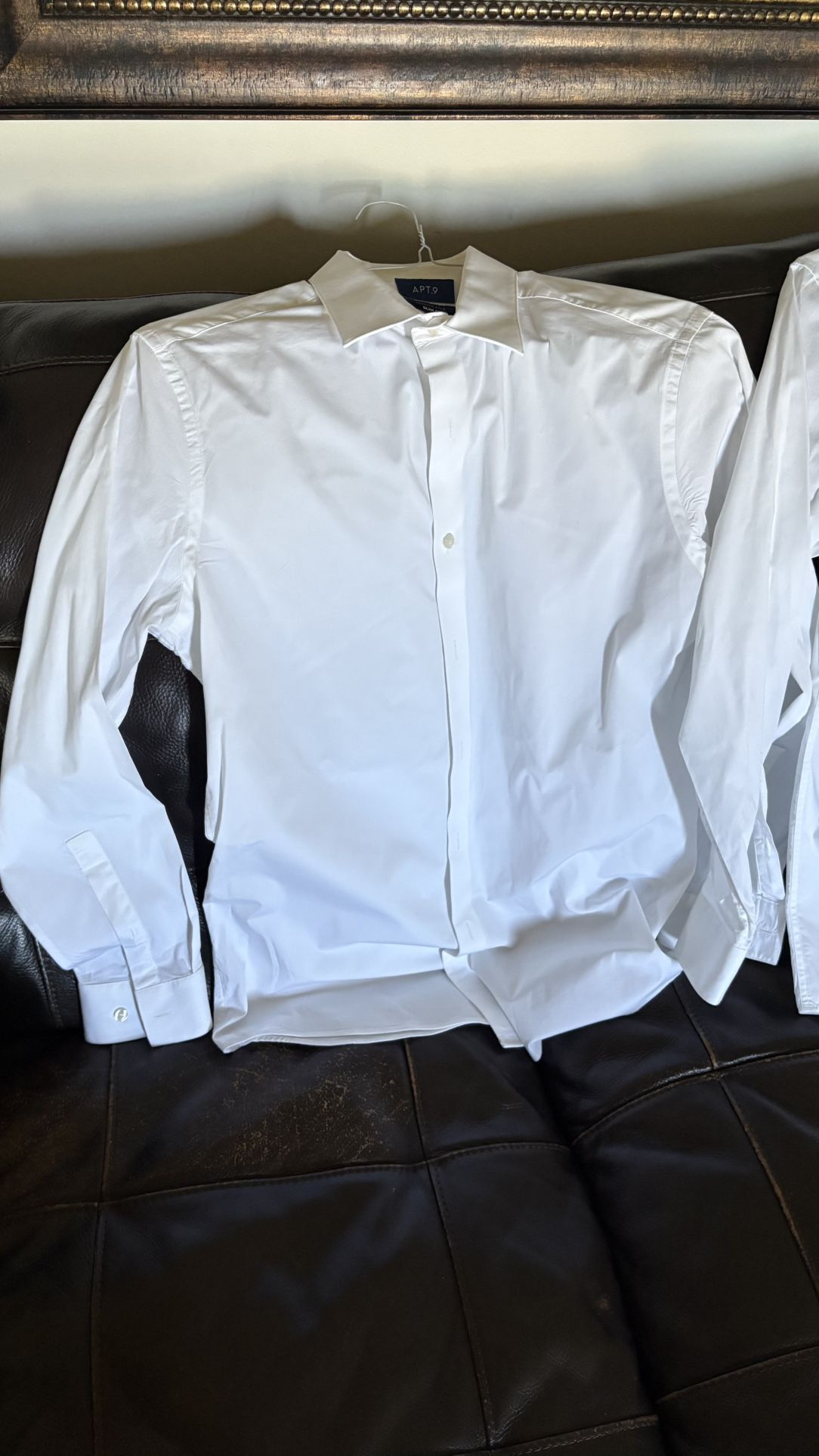 Men’s Button Down White Shirts Size Medium