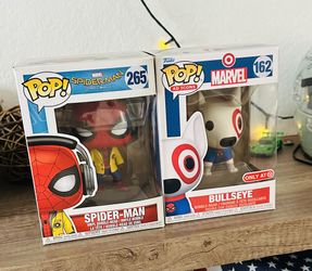 FUNKO POP SPIDER MAN AND BULLSEYE TARGET EXCLUSIVE
