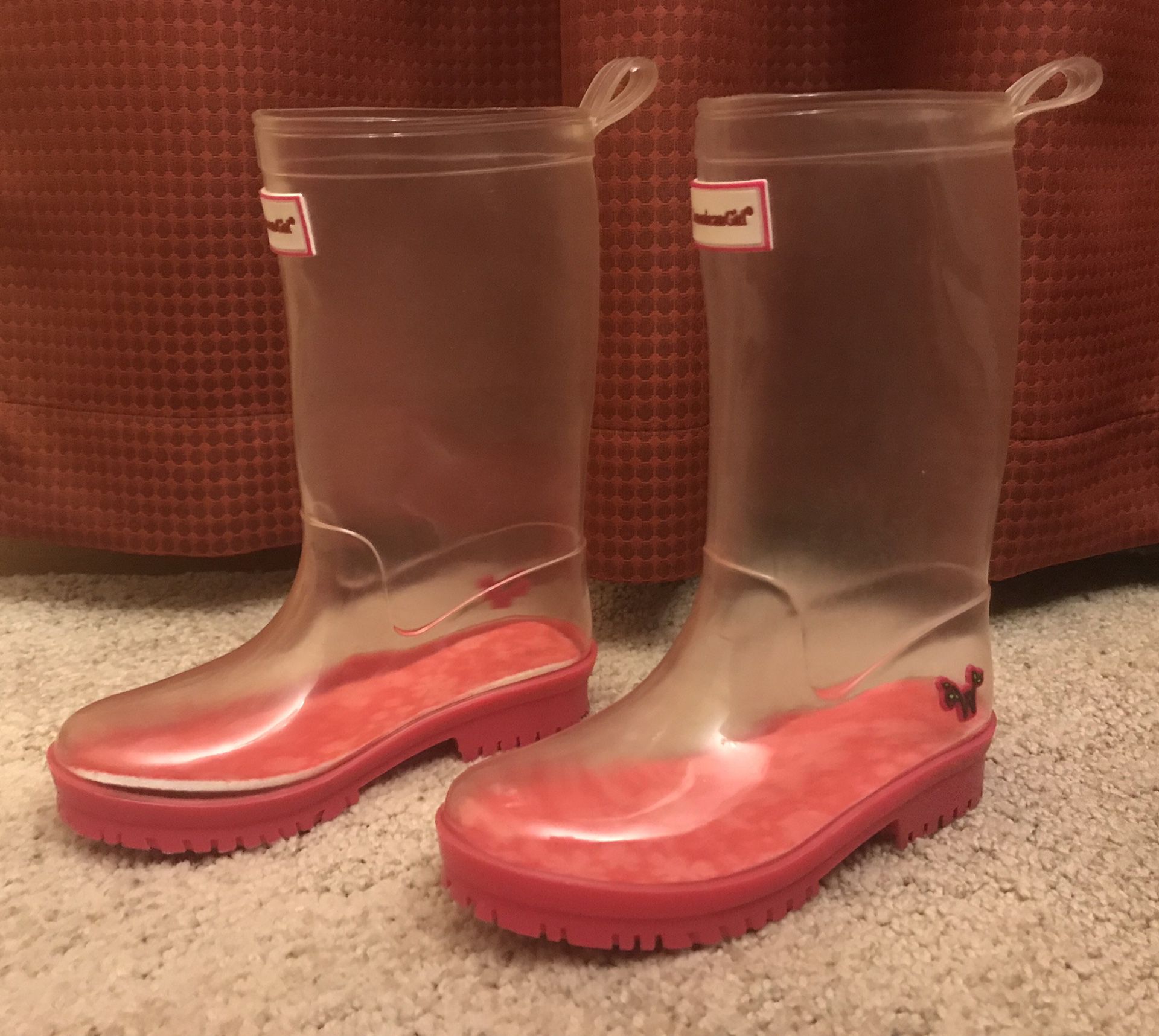 Girl’s Peek-a-Boo WellieWisher Rain Boots