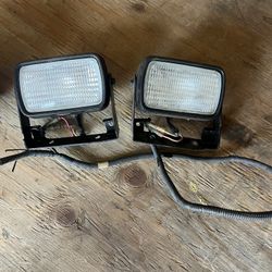 Work Lights From An Excavator.