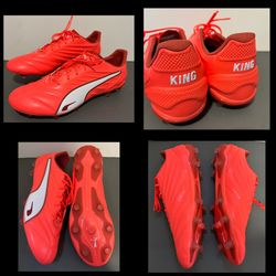 PUMA King Pro FG/AG FG/AG Firm/Multi-Ground Soccer Cleats Red sz 11 new no box