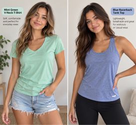 Women's Athletic Tops Bundle – 2 Pieces