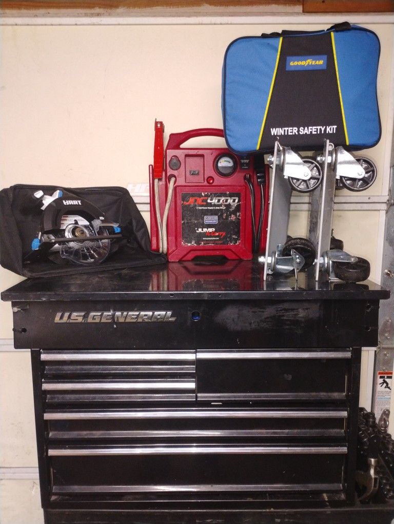 Tool Box And Random Tools Together