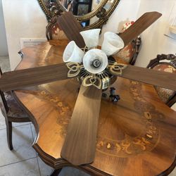 52” HAMPTON BAY CEILING FAN WITH LIGHT KIT