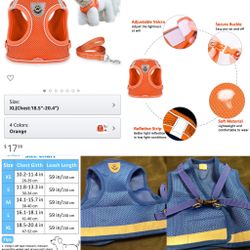 Dog Harness and Leash Set size XL- New