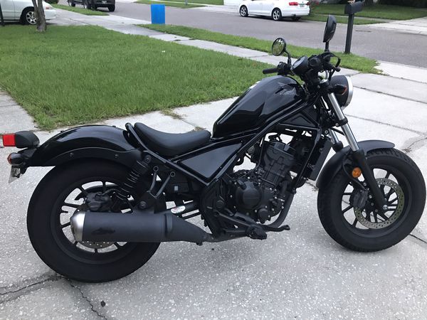 Honda Rebel 300 2017 Black (3255 miles only) for Sale in Oviedo, FL ...