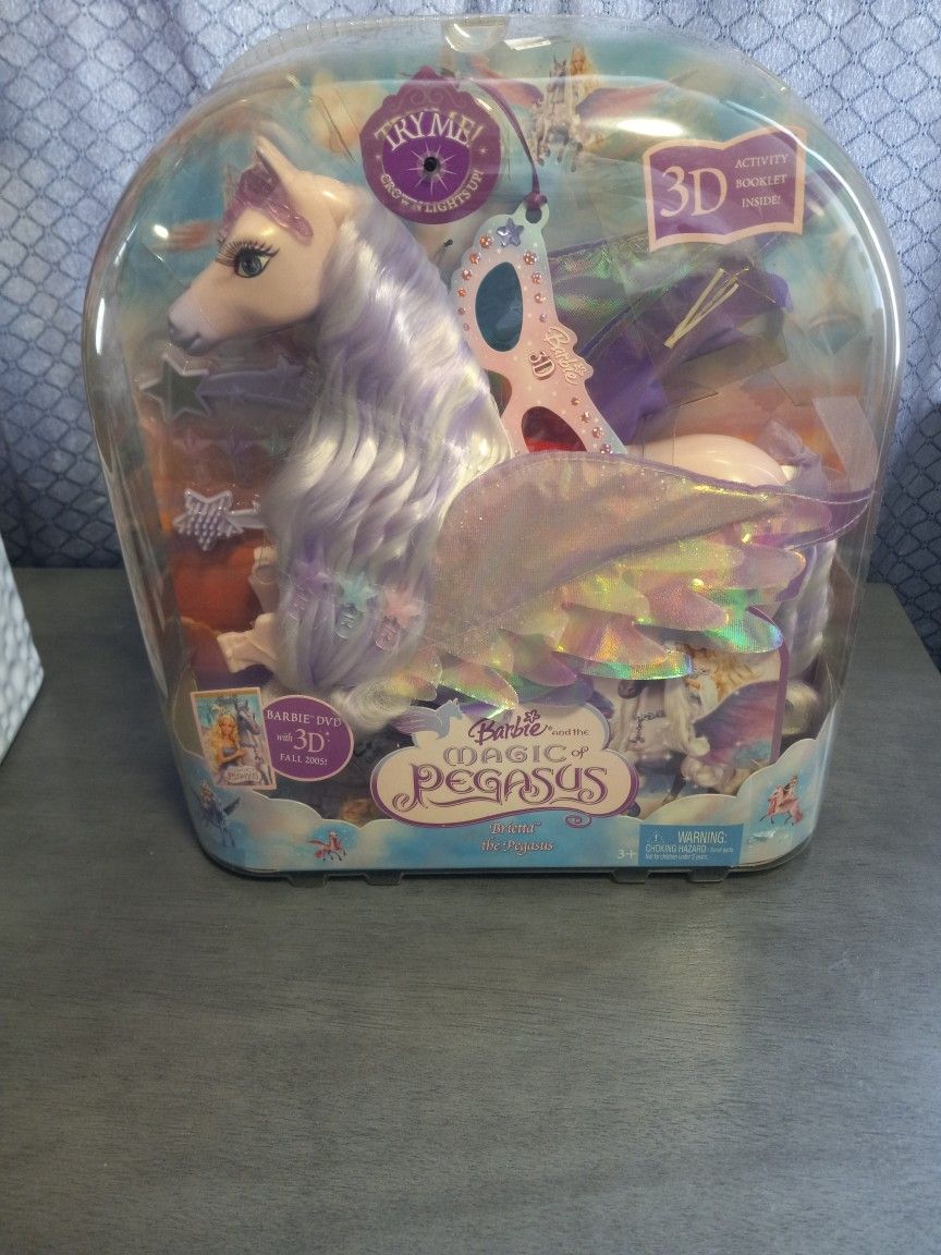 2005 Barbie And The Magic Pegasus Brietta The Pegasus New And Sealed