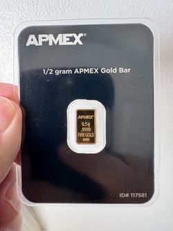 1/2g Gold Bar