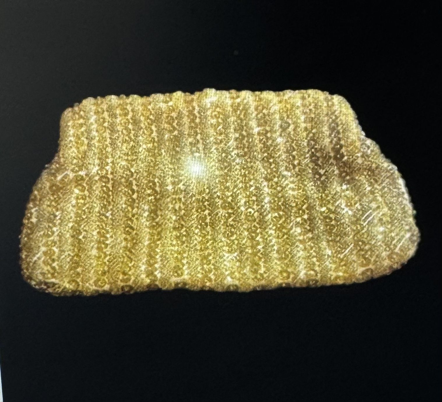 Vintage Richere Gold Beaded Clutch Purse Handbag with Strap 8 in. L x 6 in. H