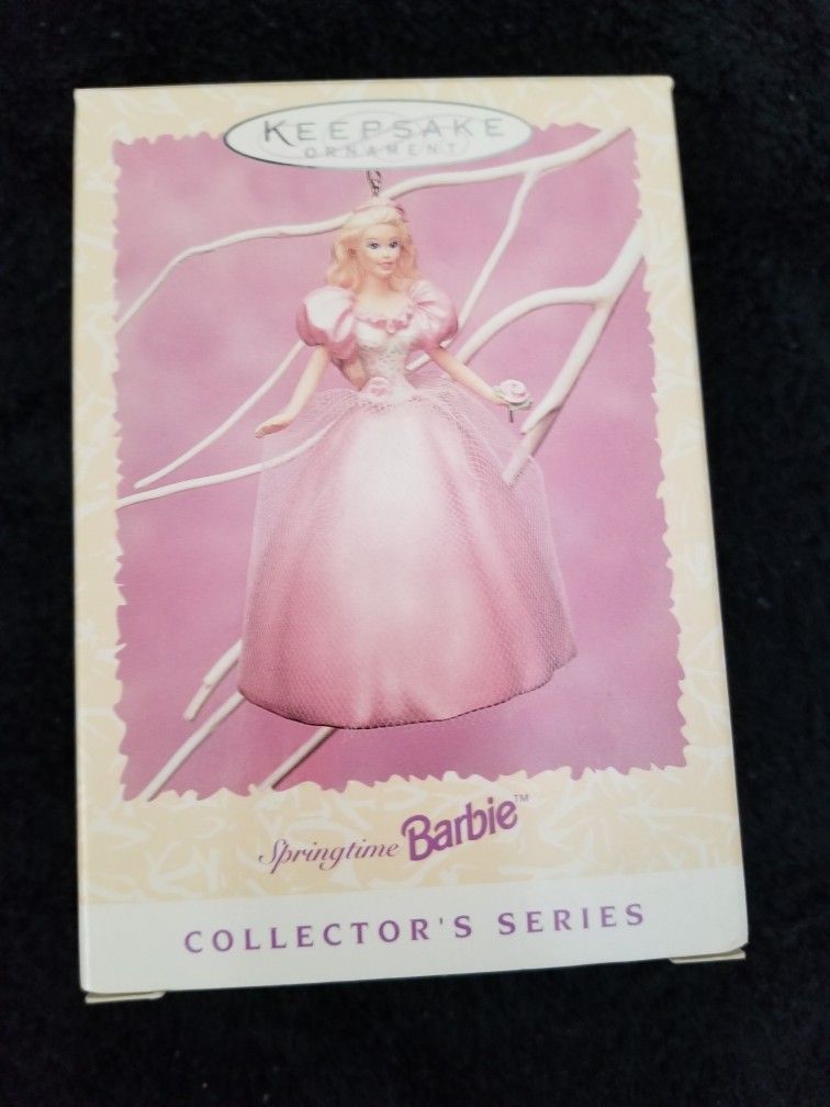 1996 Hallmark Springtime Barbie Ornament