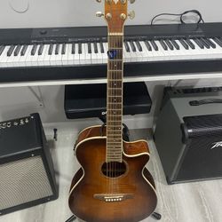 Electroacoustic Guitar With hard Case Included_ Ibanez AEG2011 VV