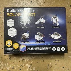 solar robot and coin counting bank