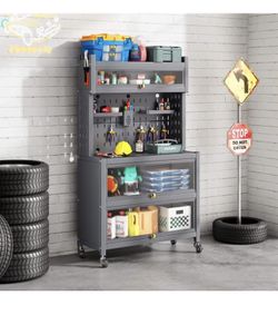 32" Iron Rack for tools or kitchen