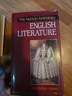 The Norton Anthology English Literature Sixth Edition