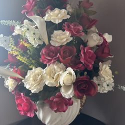 Beautiful Floral Arrangement In Pot